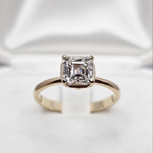 Mediolan Pierścionek z Moissanitem 