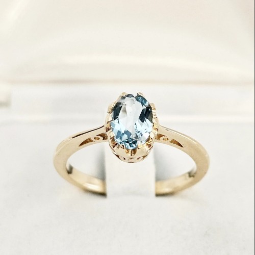 Walencja - Vintage Classic 7/5mm Topaz 