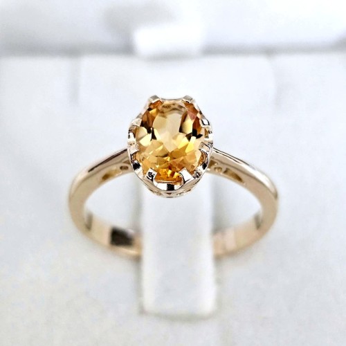 Walencja Grande Vintage Cytryn 1.50ct