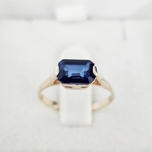 "Prato" pierścionek z Szafirem 7/5