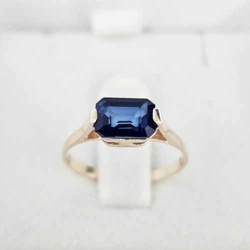 "Prato" pierścionek z Szafirem 7/5