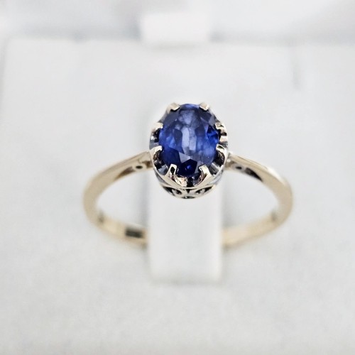 Walencja Vintage Classic Szafir ciemny Naturalny 7/5 (1)