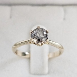  Palermo pierścionek z Diamentem Salt & Pepper 0.95ct 