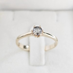 Modena pierścionek zaręczynowy z Brylantem Salt & Pepper