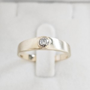 Sakai Pierścionek zaręczynowy z Brylantem Salt & Pepper