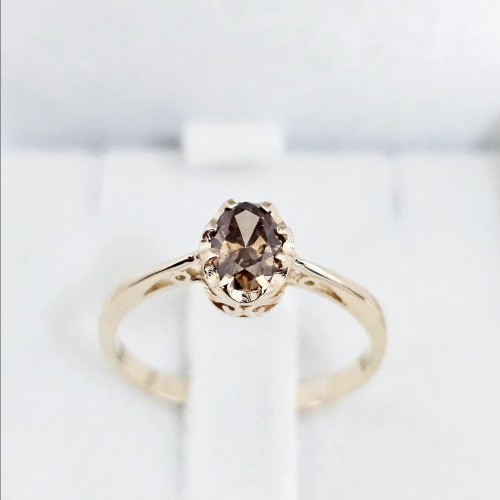 Walencja Mała Vintage Diament  Naturalny 0.45ct