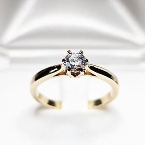 Sakhir Pierścionek zaręczynowy z Brylantem. 