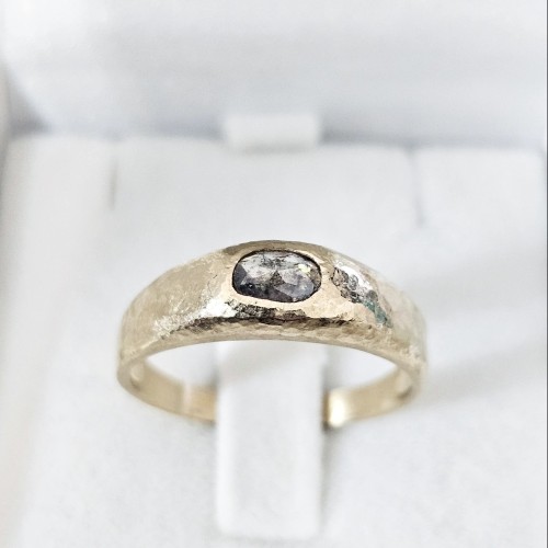 Split młotkowany Diament Rose cut. 6/4mm  ok 0.40ct  (1)
