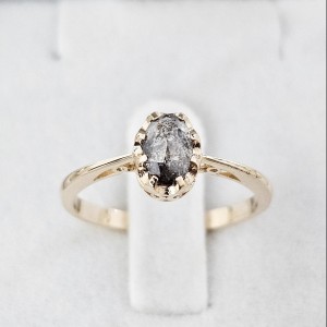 Walencja Mała Vintage Diament  Naturalny szlif Europejski (1)