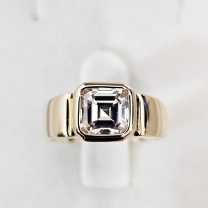 " Portimao" Pierścień z Moissanitem 3.0ct IGI  (1)