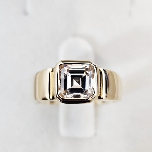 " Portimao" Pierścień z Moissanitem 3.0ct IGI  (1)