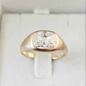 Sygnet damski Tarragona Moissanite Rose Cut  (1)