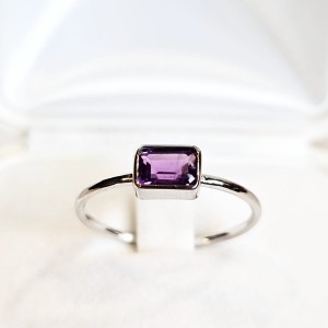 Positano Pierścionek z Ametystem 