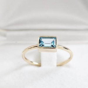 Positano Pierścionek z Topazem 