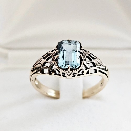 " Lyon " Vintage Akwamaryn 