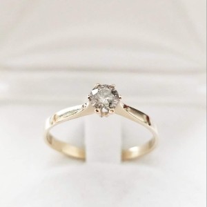 Florencja Pierścionek zaręczynowy z Brylantem Salt & Pepet