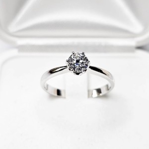 Verona pierścionek z diamentem  