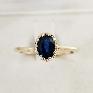 Walencja Vintage Classic Szafir ciemny Naturalny 7/5