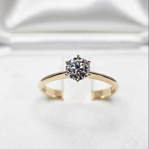 Murcja pierścionek zaręczynowy z Brylantem Grow Lab.   (1)