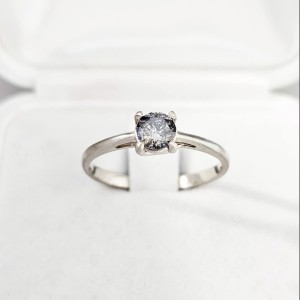 Alicante Pierścionek Diament Salt & Pepper 0.40ct (1)