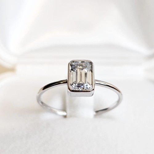 "Stretto" pierścionek z Diamentem 0.80ct Grown Lab.