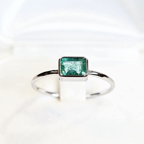 Positano Pierścionek z Szmaragdem